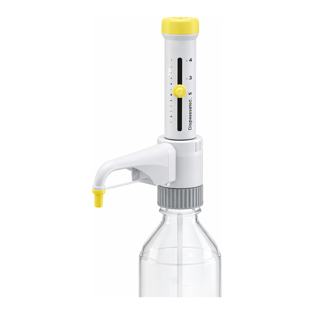 Merck BRAND Dispensette S Organic, Analog-adjustable bottle-top dispenser