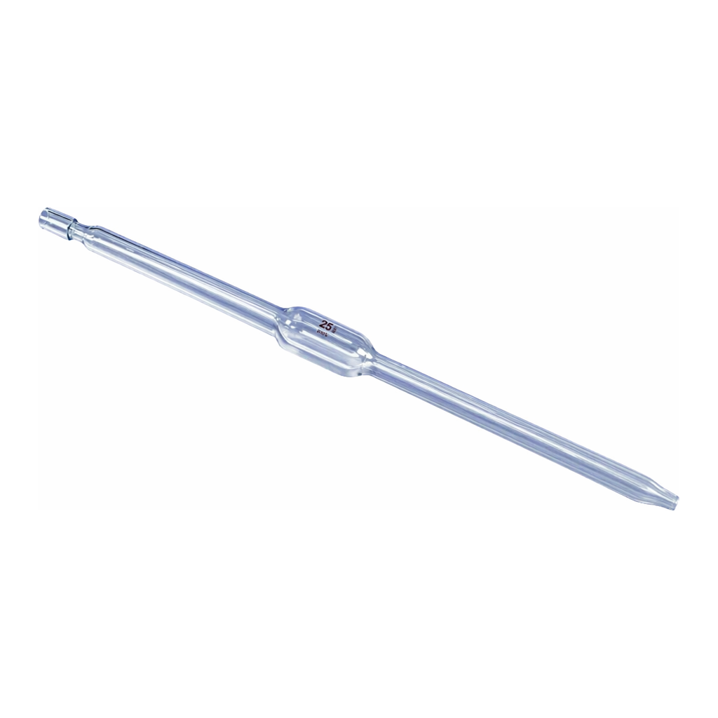 Merck Pyrex volumetric pipette, color-coded