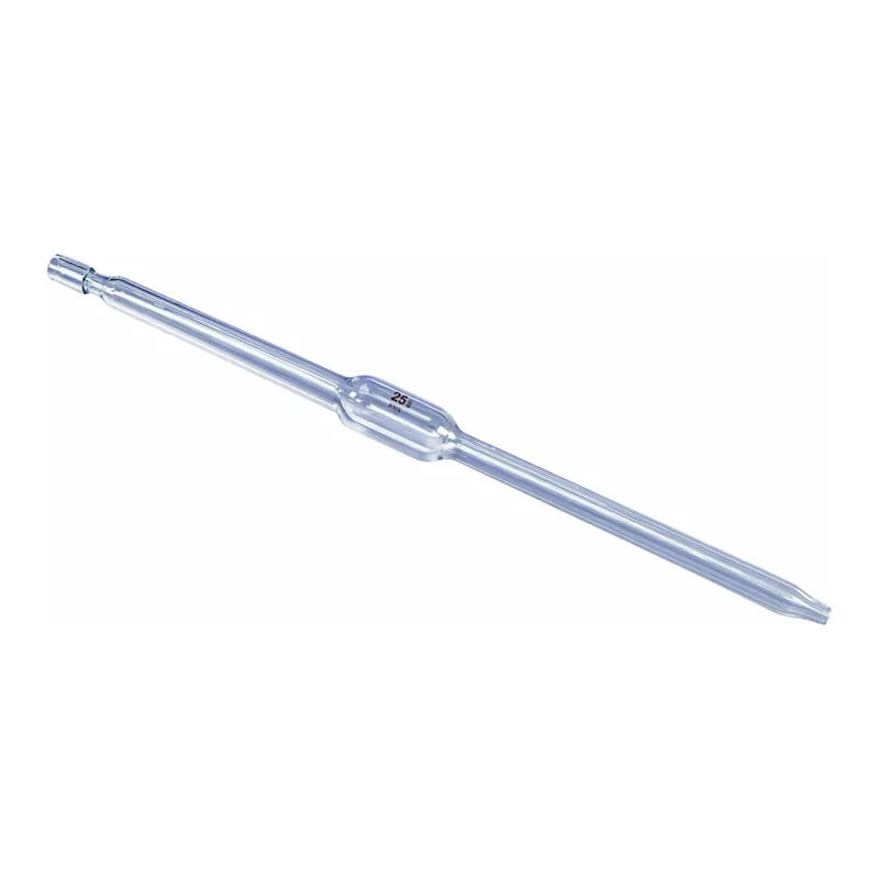 Merck Pyrex volumetric pipette, color-coded