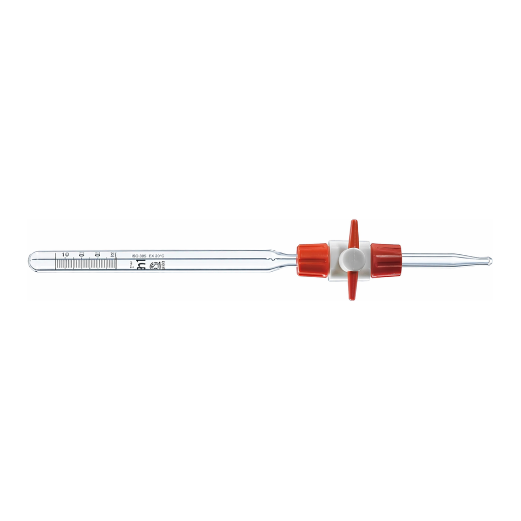 Merck BRAND compact SILBERBRAND burette, with PTFE stopcock