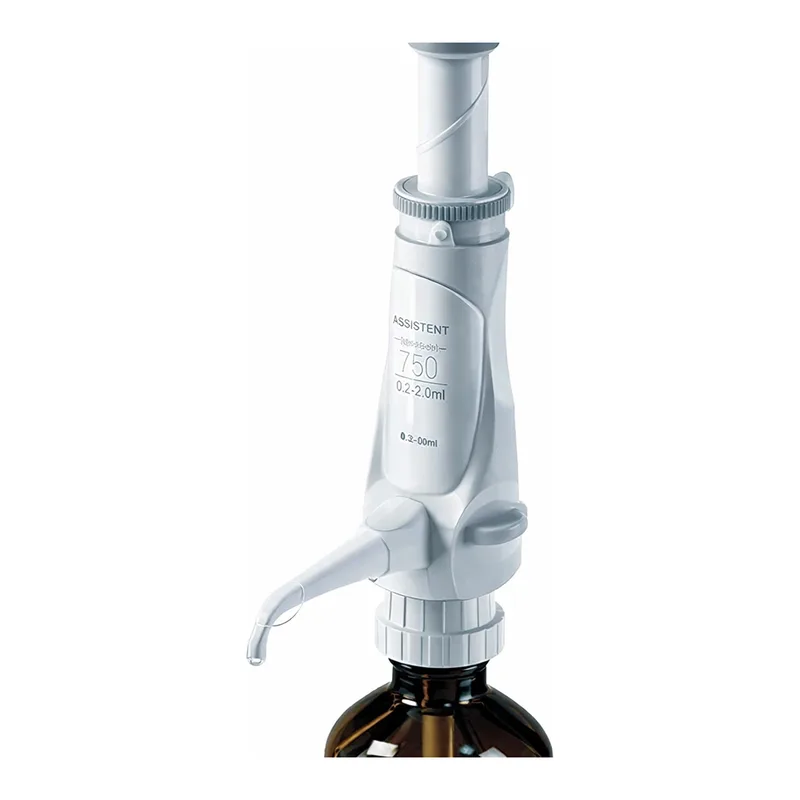 Merck Hirschmann Ceramus bottle-top dispenser, adjustable volume