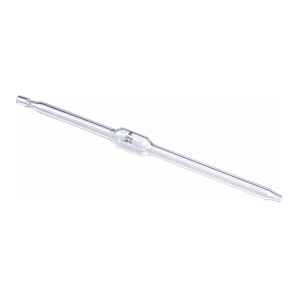 Merck Pyrex volumetric pipette, color-coded