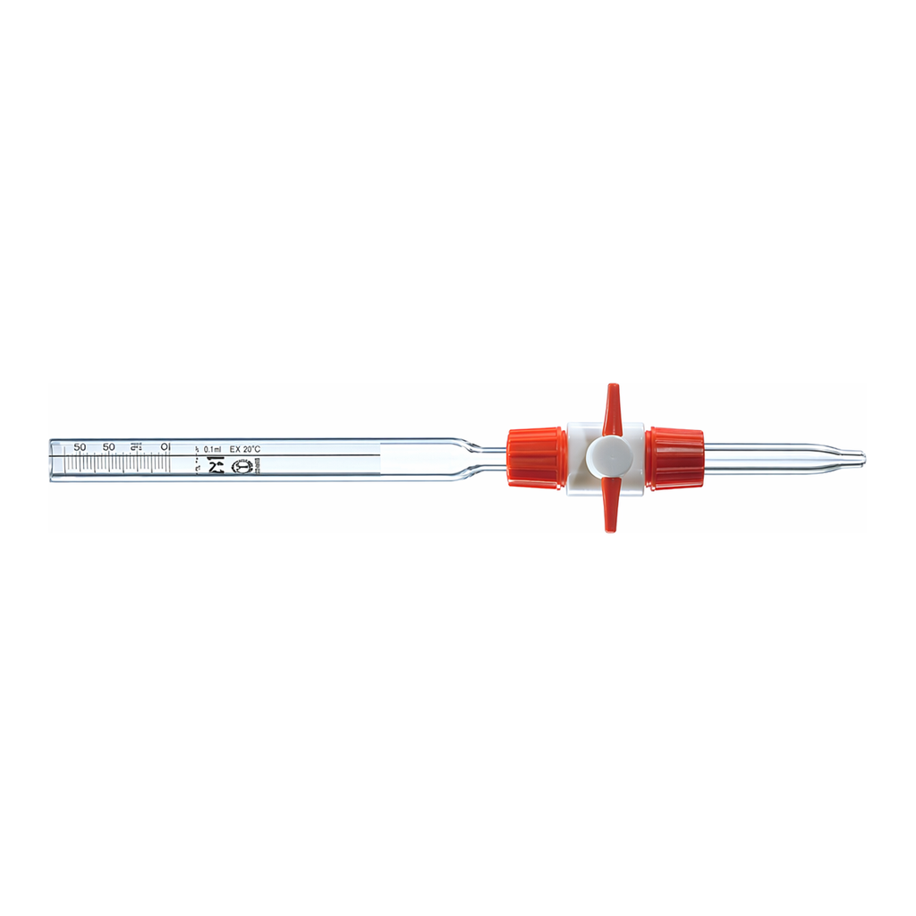 Merck BRAND compact SILBERBRAND burette, with PTFE stopcock