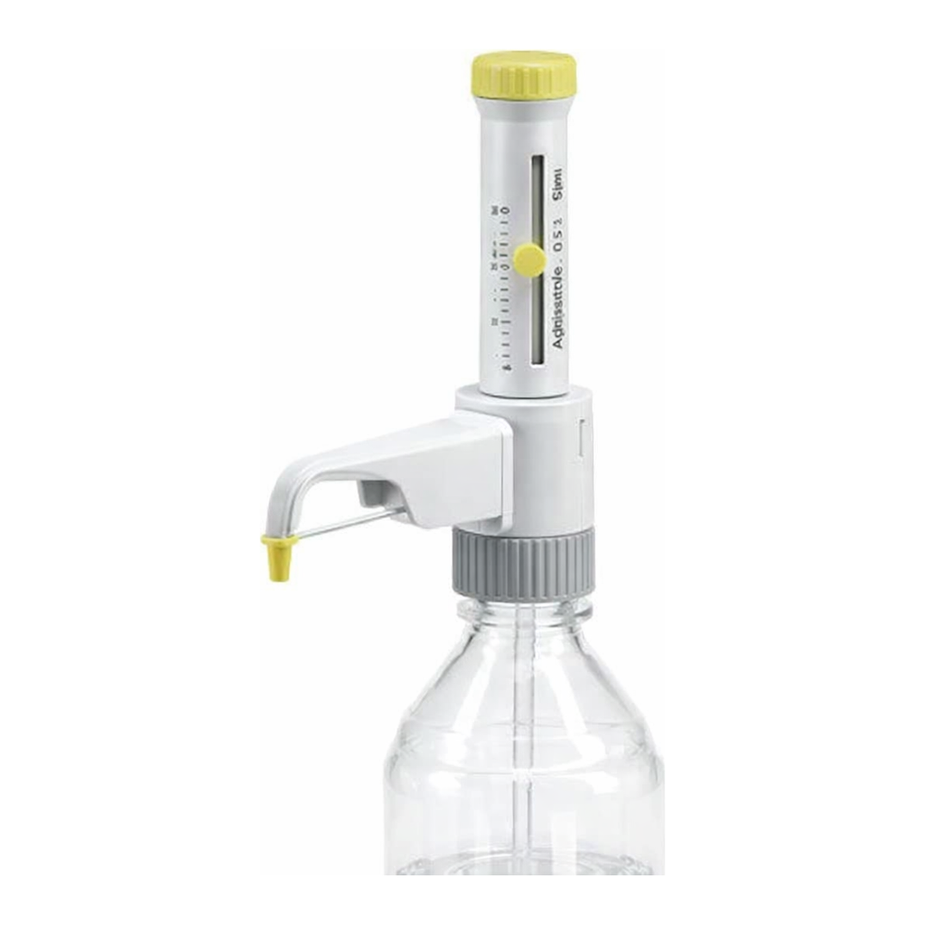 Merck BRAND Dispensette S Organic, Analog-adjustable bottle-top dispenser
