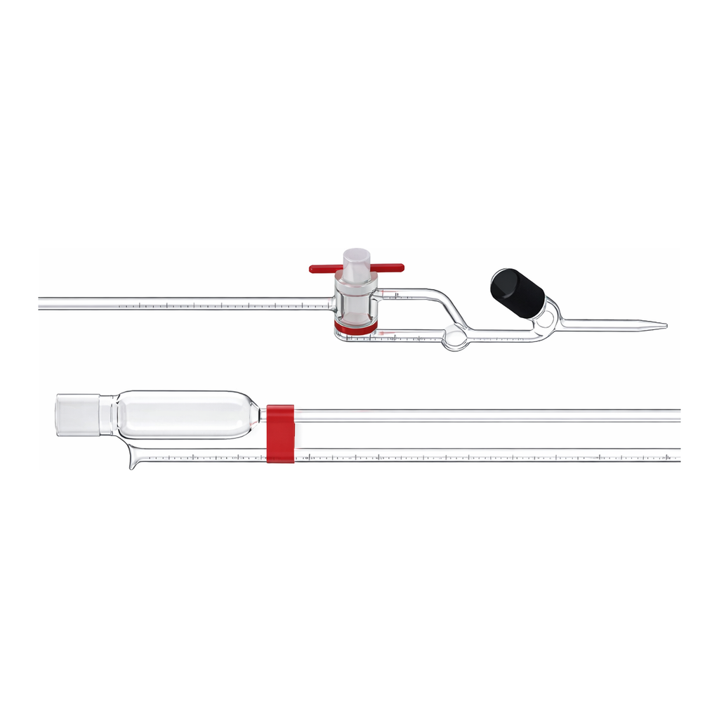 Merck BRAND BLAUBRAND micro burette, bang pattern, straight stopcock