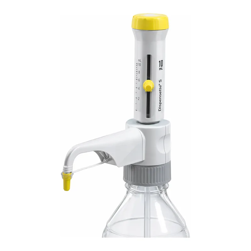 Merck BRAND Dispensette S Organic, Analog-adjustable bottle-top dispenser