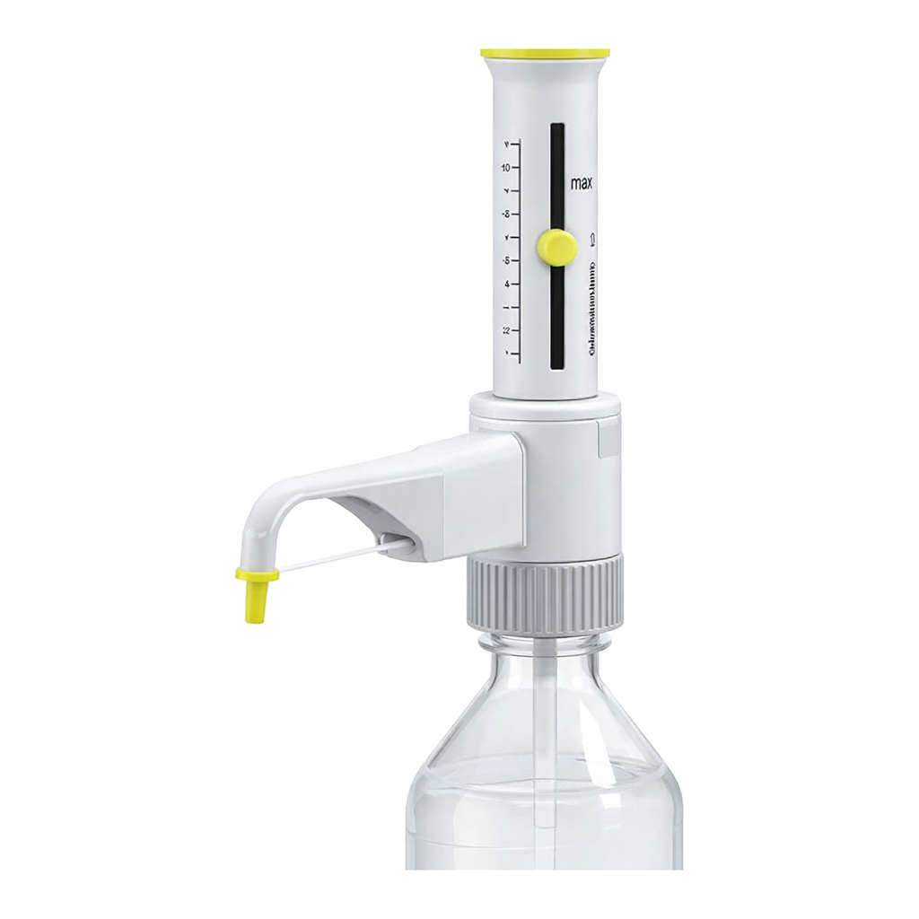 Merck BRAND Dispensette S Organic, Analog-adjustable bottle-top dispenser