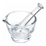 Merck Glass mortar and pestle