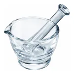 Merck Glass mortar and pestle