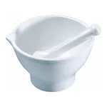 Merck BRAND mortar with pestle, with foot/spout