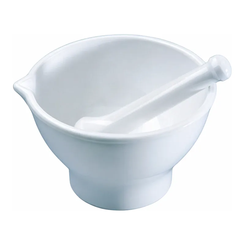 Merck BRAND mortar with pestle, with foot/spout