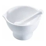 Merck BRAND mortar with pestle, with foot/spout