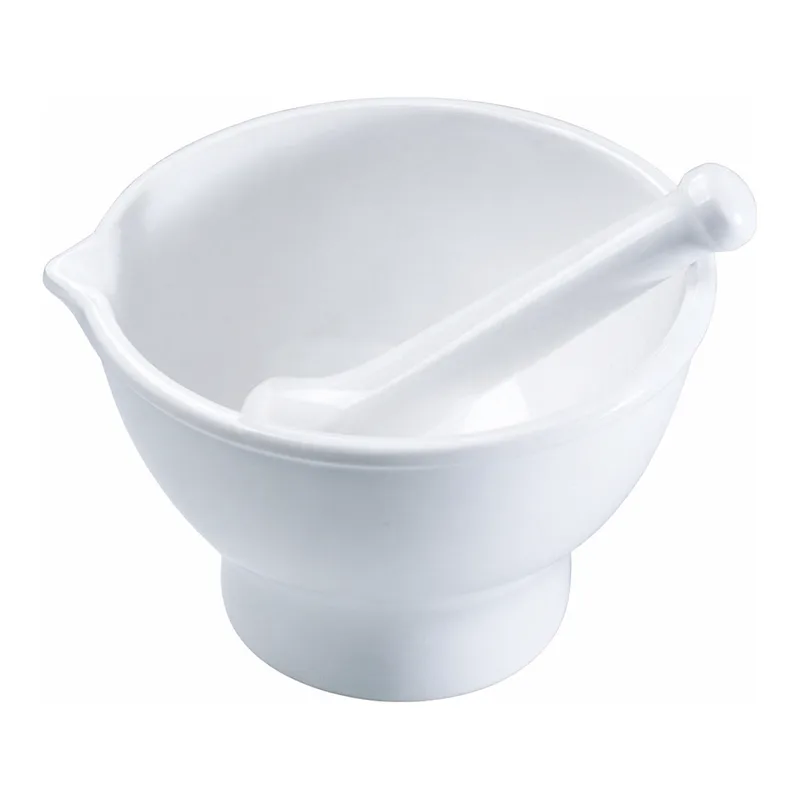 Merck BRAND mortar with pestle, with foot/spout