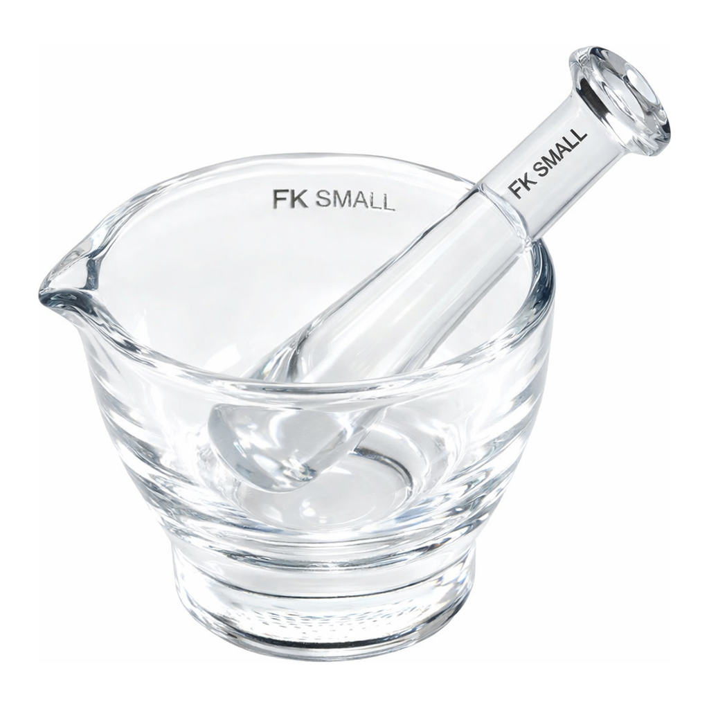 Merck Glass mortar and pestle