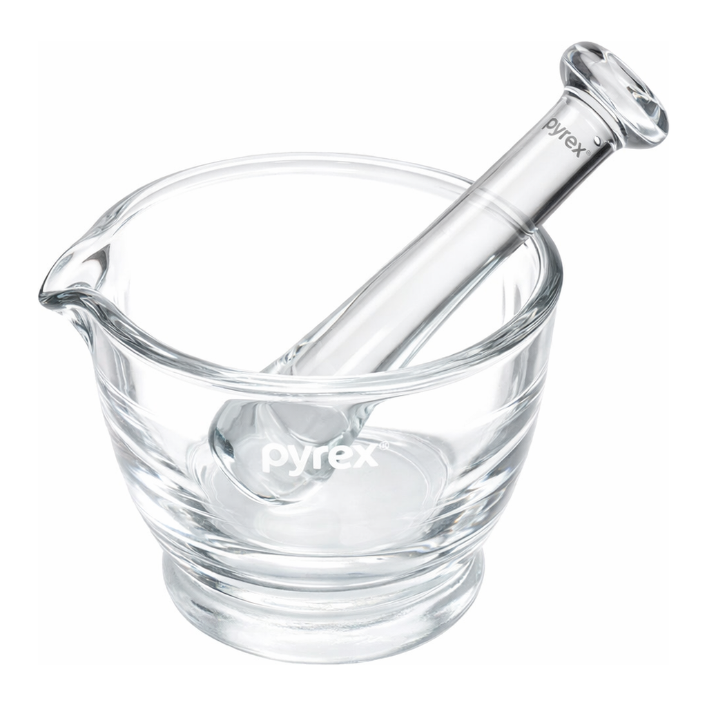 Merck Glass mortar and pestle