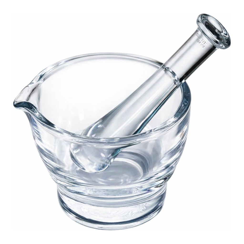Merck Glass mortar and pestle