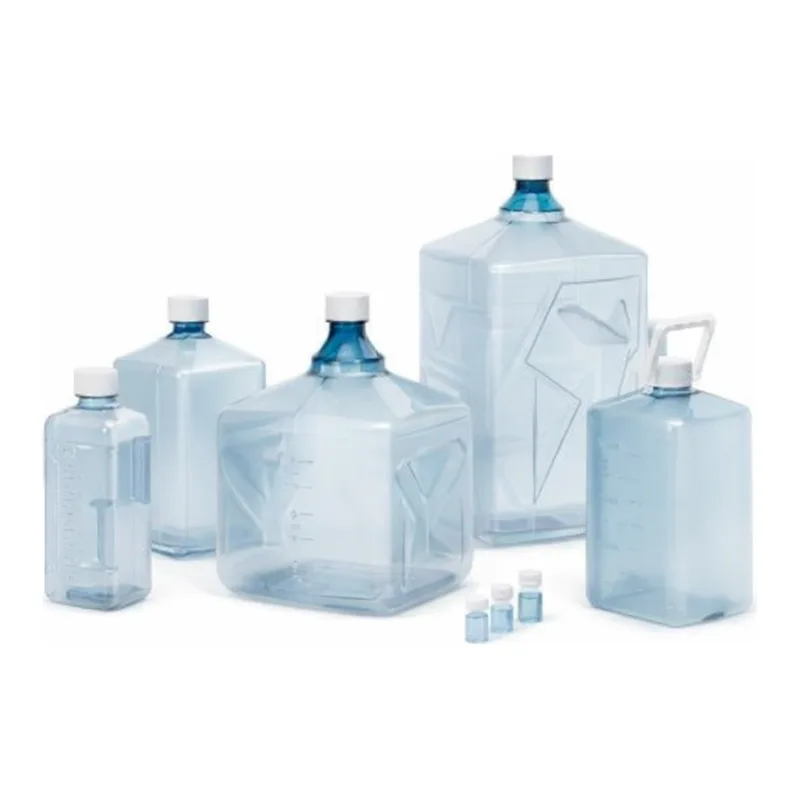 Merck Biotainer square media bottles with handle
