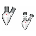 Merck ACE Micro/Mini-Lab pear-shaped flask