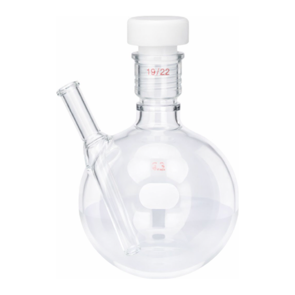 Merck Ace round-bottom pressure flask with thermowell