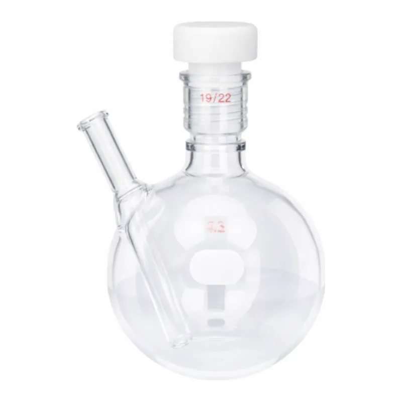 Merck Ace round-bottom pressure flask with thermowell