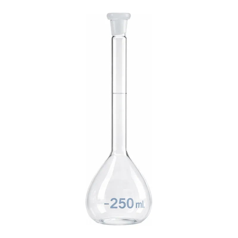 Merck BRAND BLAUBRAND volumetric flask, PP stopper, clear glass