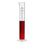 Merck BRAND graduated cylinders, PMP, blue scale