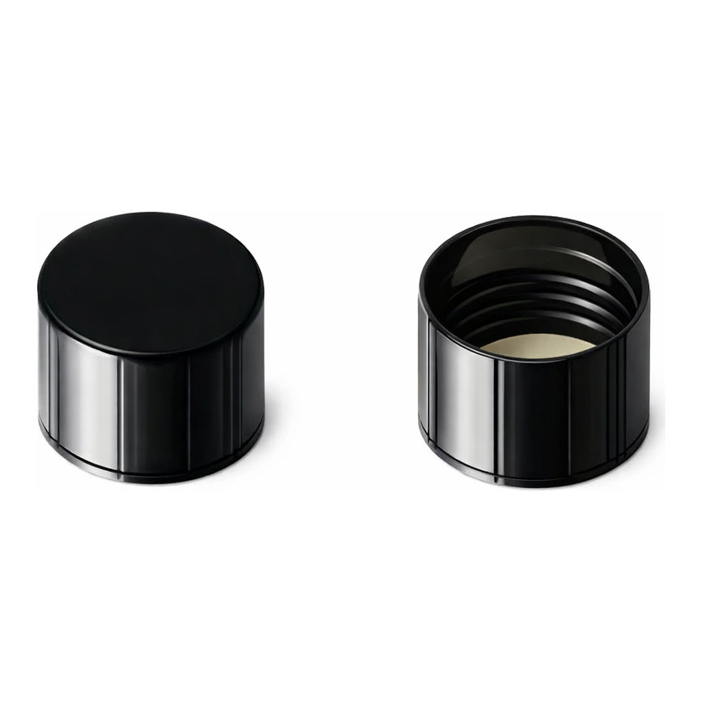 Merck Corning phenolic cap with white rubber liner