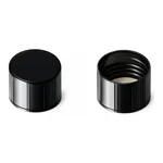 Merck Corning phenolic cap with white rubber liner