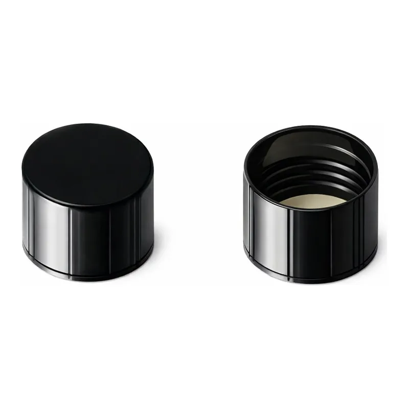 Merck Corning phenolic cap with white rubber liner