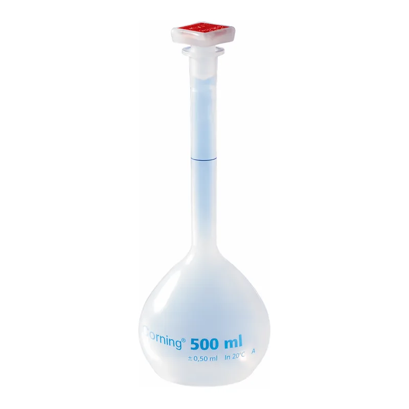 Merck Corning reusable volumetric flask, Class B