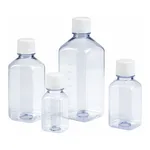 Merck Corning storage bottle, octagonal with HDPE screw cap
