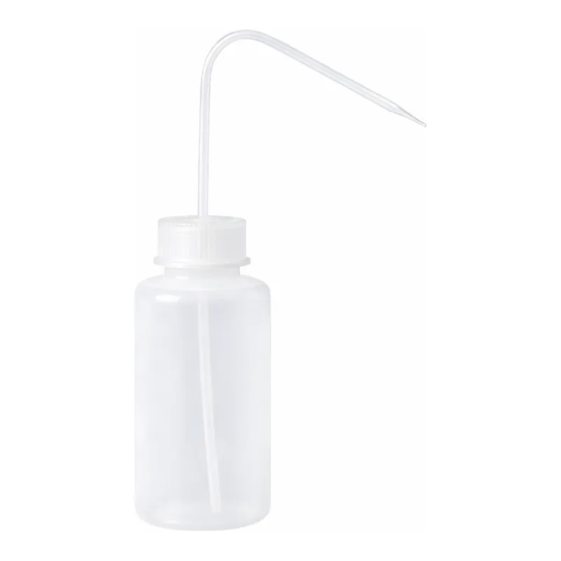 Merck Corning wide mouth wash bottle, reusable