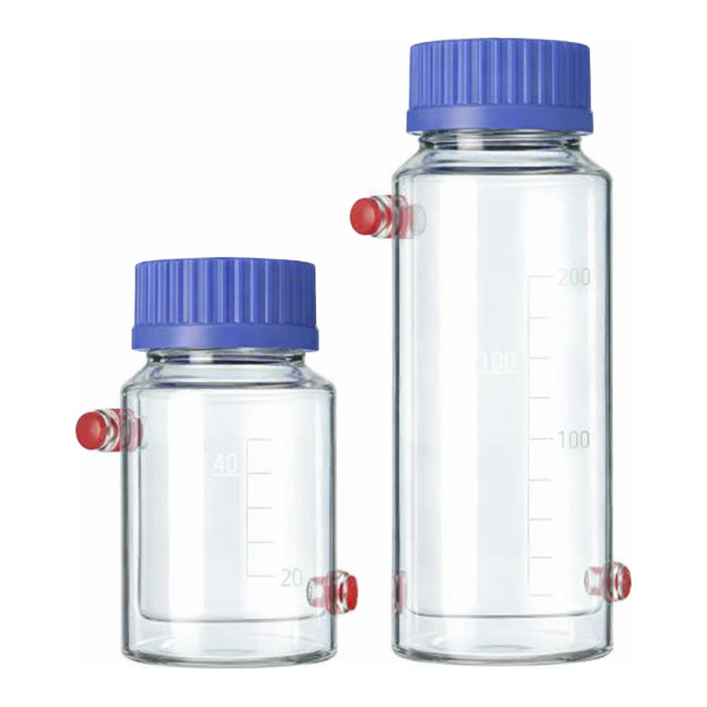 Merck Duran double walled jacketed GLS 80 bottle
