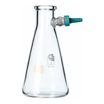Merck Duran filtering flask, with Keck assembly set