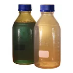 Merck Duran plastic-coated laboratory bottles