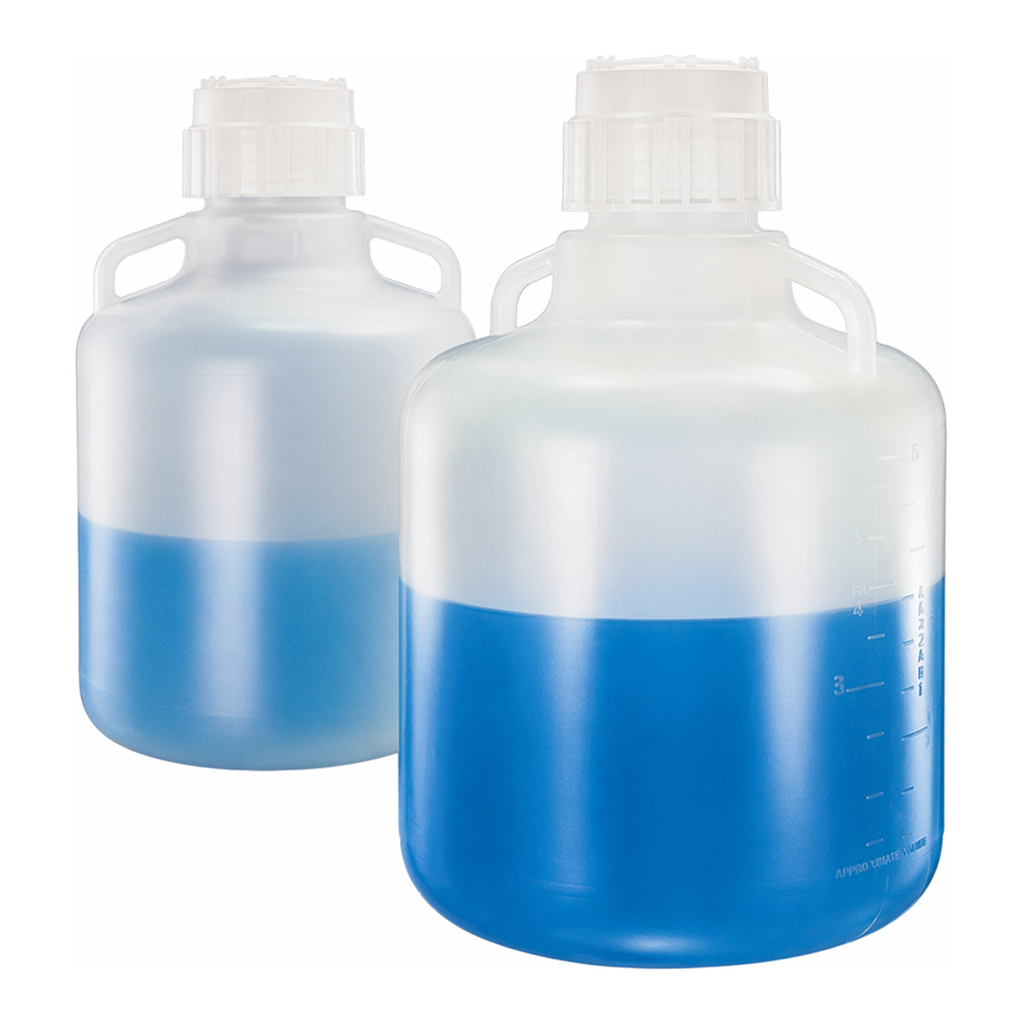 Merck Nalgene round carboy, with handles