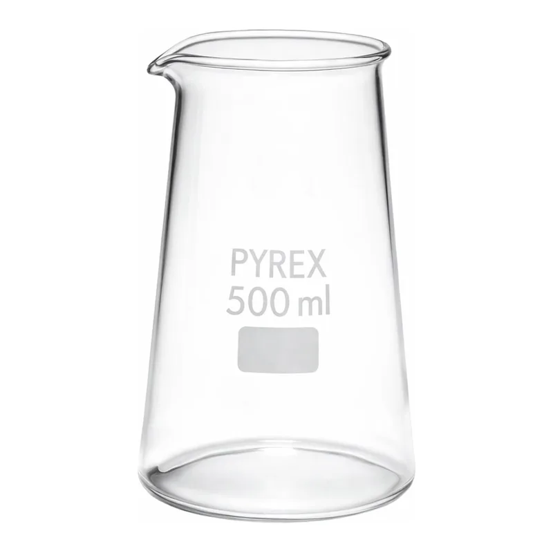 Merck Pyrex Beakers, conical form, Phillips pattern