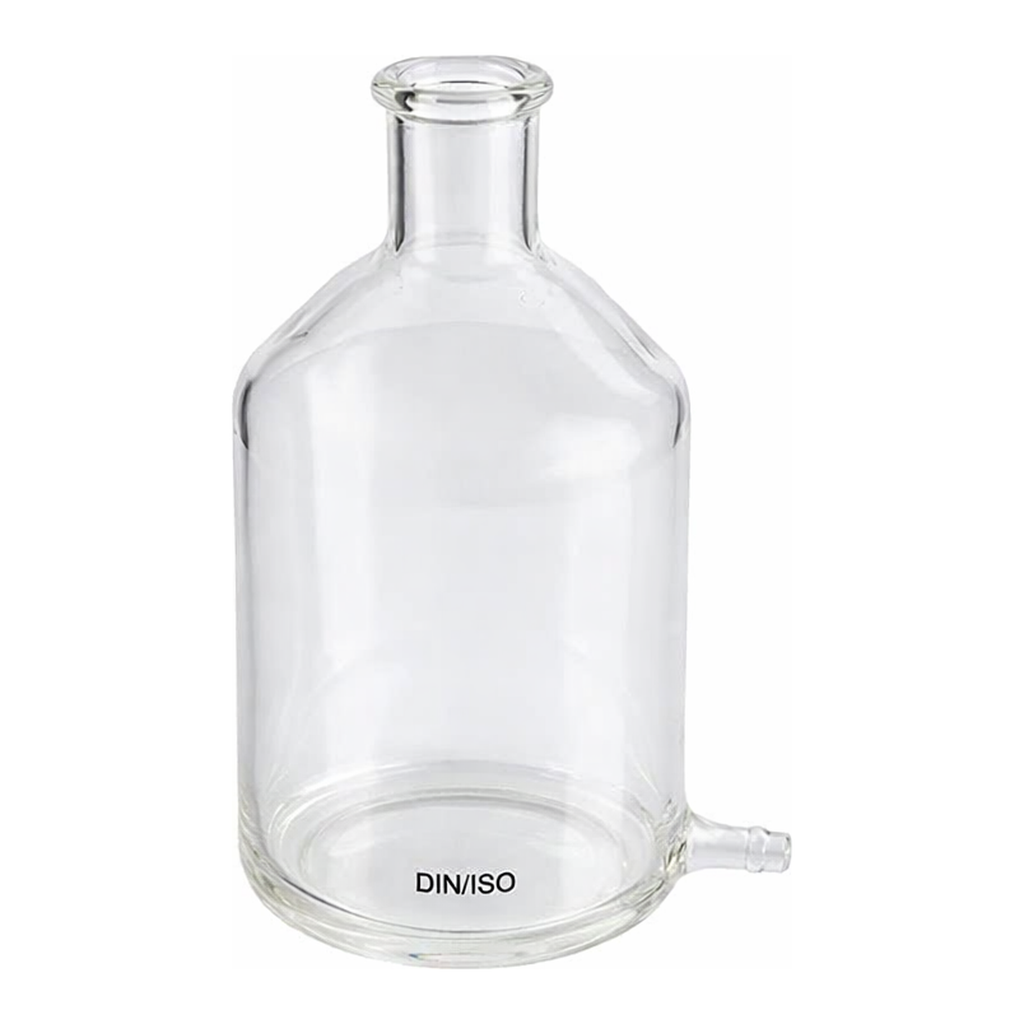 Merck Pyrex aspirator bottle with outlet for tubing