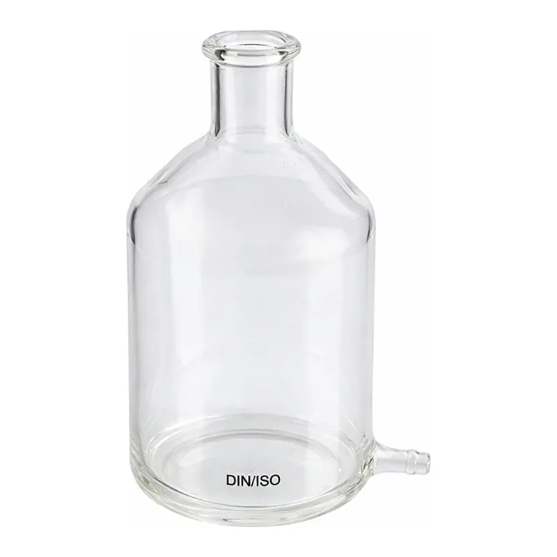 Merck Pyrex aspirator bottle with outlet for tubing