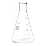 Merck Pyrex Erlenmeyer flask, heavy duty, narrow neck
