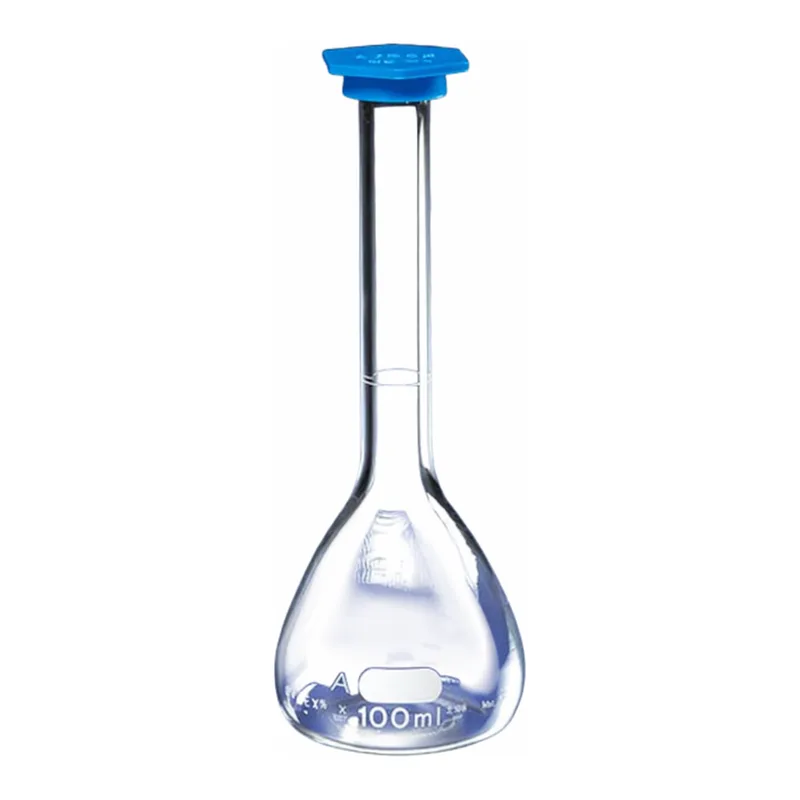 Merck Pyrex class A volumetric flask without snap cap