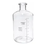 Merck Pyrex graduated solution bottle