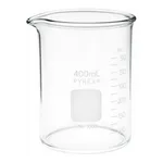 Merck Pyrex Griffin beakers, heavy duty, graduated