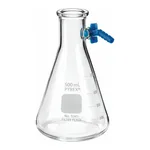 Merck Pyrex heavy wall filtering flasks