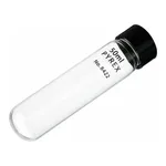 Merck Pyrex heavy-duty round-bottom centrifuge tubes, with phenolic screw cap and rubber liner