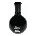 Merck Pyrex low actinic flat-bottom boiling flask, ST 24/40 joint