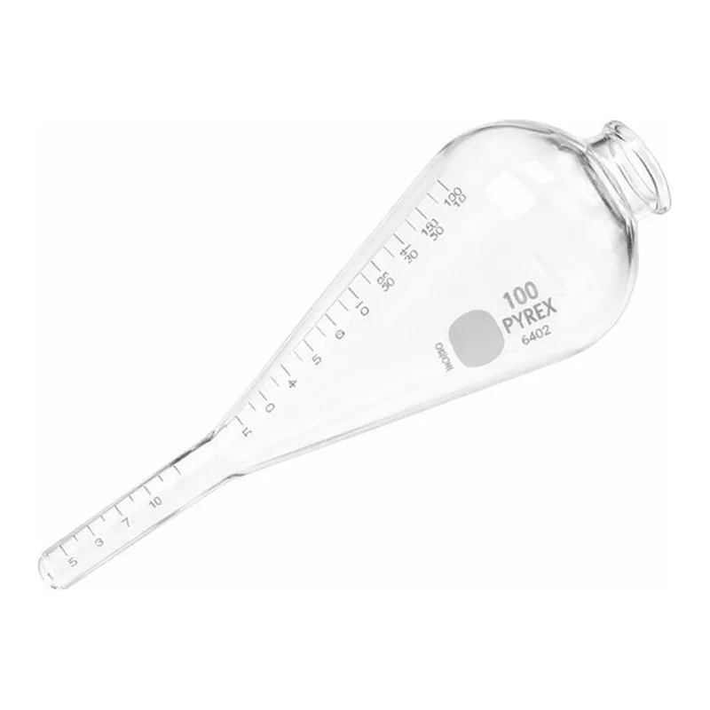 Merck Pyrex pear shaped oil centrifuge tube