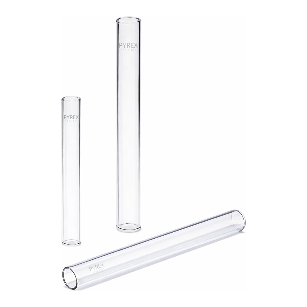 Merck Pyrex Test tubes, without rim, heavy wall