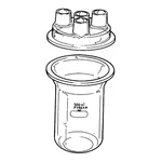 Merck Pyrex resin reaction kettles