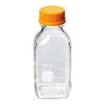 Merck Pyrex square media storage bottle